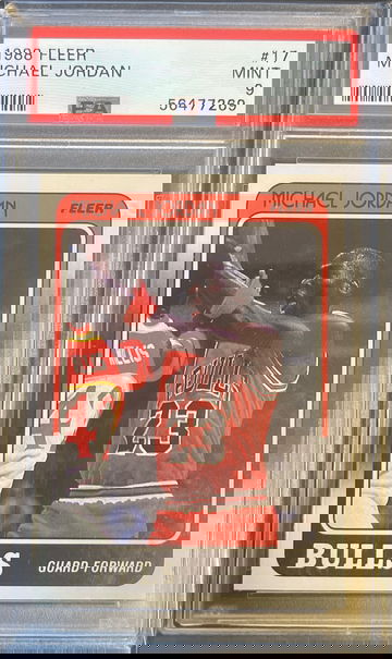 1988 FLEER MICHAEL JORDAN PSA 9 MINT