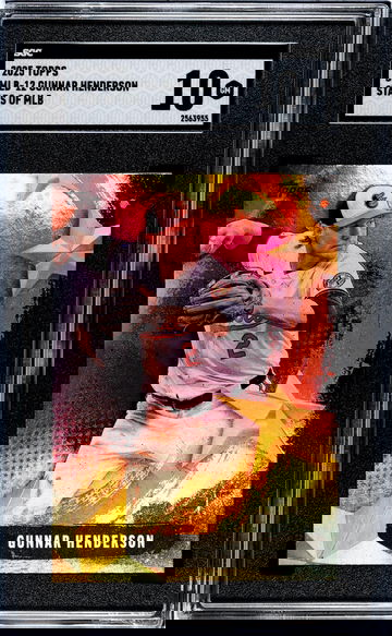 2025 Topps Stars of MLB Gunnar Henderson #SMLB-12 SGC 10