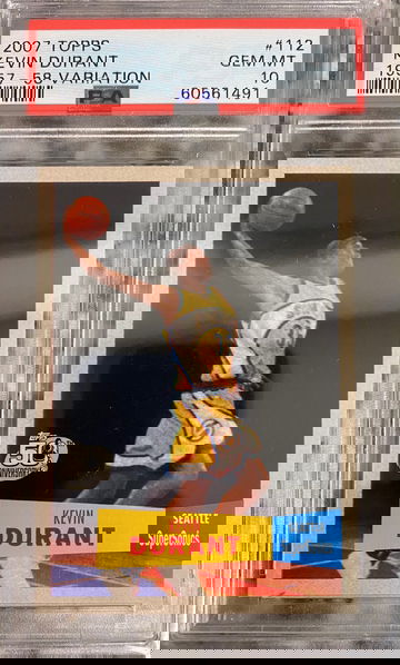 2007 Topps Kevin Durant 1957-58 Variation PSA 10