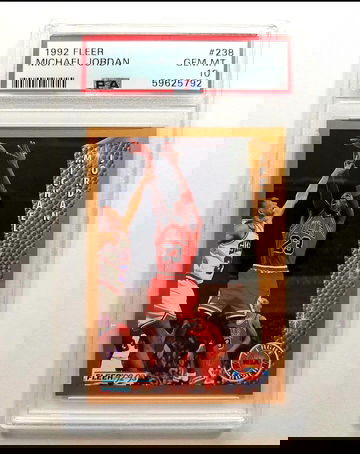 1992 Fleer Michael Jordan League Leaders PSA 10 #238