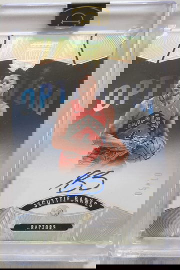 2020-21 Panini Eminence Scottie Barnes Optimum Rookie Auto /10 Encased