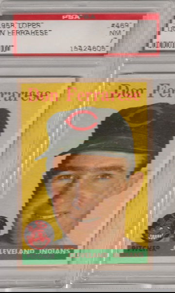 1958 Topps #469 Don Ferrarese PSA 7 (Near Mint)