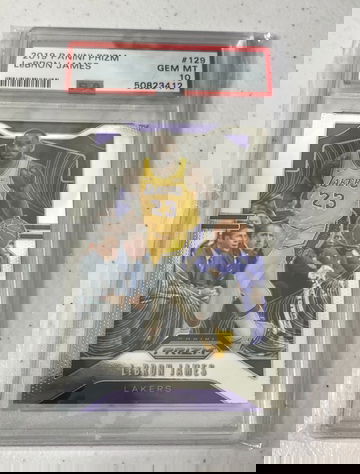 2019 Panini Prizm LeBron James 129 PSA 10 GEM MINT