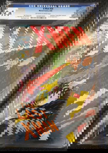 X-Men #59 CGC 9.4 Quicksilver, Scarlett Appearance Off White to White