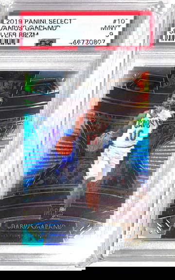 2019 Panini Select Darius Garland Silver Prizm Rookie PSA 9