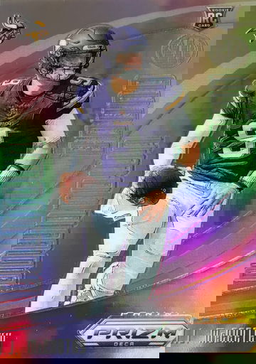 2024 Panini Prizm Deca - Downtown Bound J.J. McCarthy #13 Silver Prizm (RC)