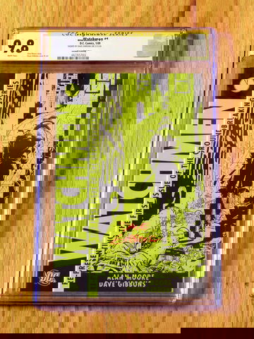 WATCHMEN # 1 SECOND PRINTING CGC SS 9.8 Signature Series signed Dave Gibbons HTF