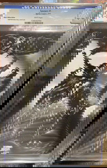 Spawn 1 CGC 9.4 Black & White Edition