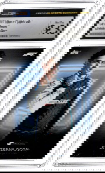 2021 Topps F1 Lights Out Esteban Ocon 9.5