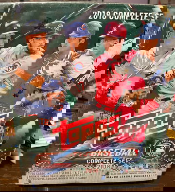 2018 Topps Factory Set Green w/ chrome Rookie relic