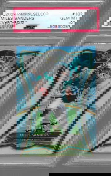 Miles Sanders Select Silver Prizm