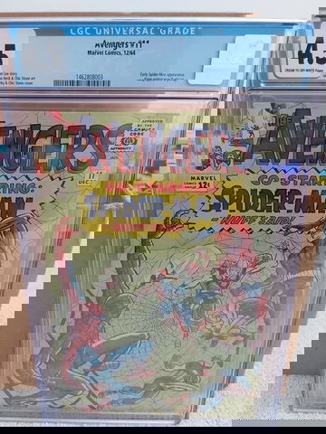 Avengers 11 cgc 4.5 2nd appearance of Kang 1st spider avengers crossover 