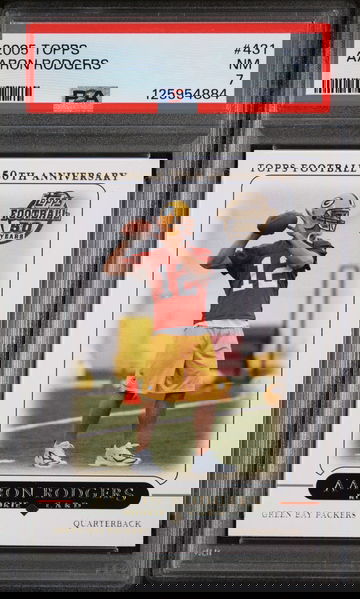 2005 Topps Aaron Rodgers #431 PSA 7