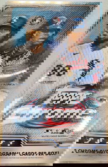 2021 Topps Chrome Baseball Hobby Box Factory Sealed 24 Packs 2 Auto's Per  💥💥💥