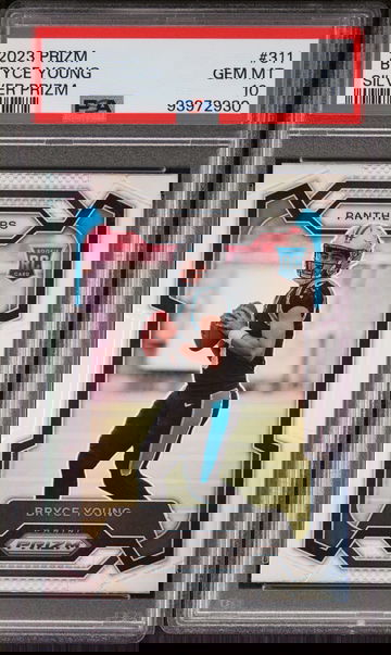 2023 Panini Prizm #311 Bryce Young Silver Prizm PSA 10