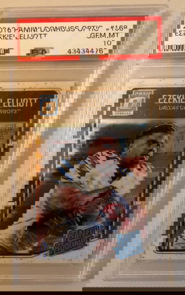 2016 Panini Donruss Optic Ezekiel Elliott RC PSA 10