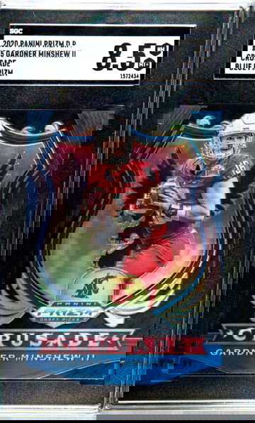 2020 Prizm Draft Picks Blue Prizm #55 Gardner Minshew SGC 8.5 NM-MT