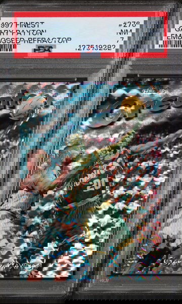 1997 Finest Embossed Gary Payton #276 /263 PSA 7