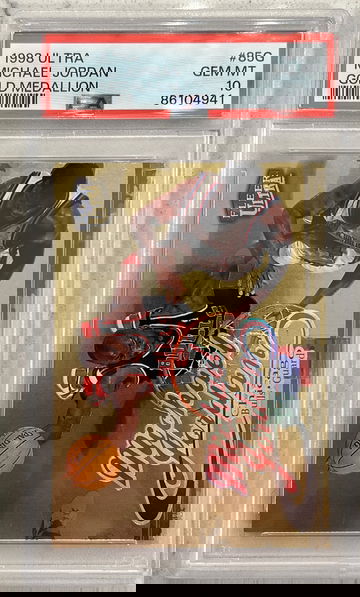 1998 Fleer Ultra Michael Jordan Gold Medallion PSA 10