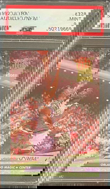 1992 Ultra Shaquille O’Neal PSA 9 MINT