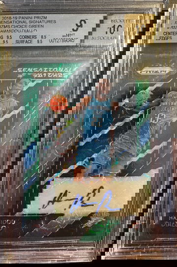 2018-19 Panini Prizm Choice Green Sensational Signatures 1/8