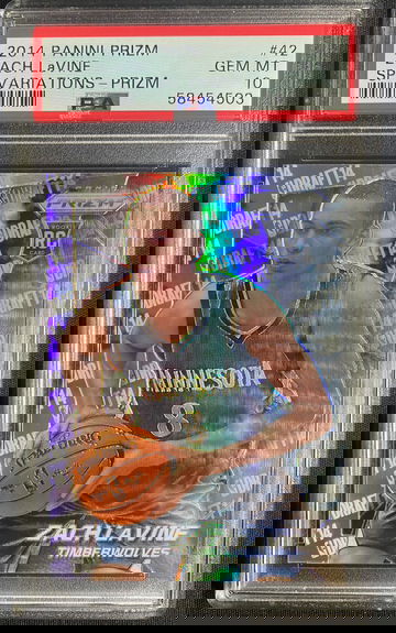 2014 Prizm Zach Lavine Variation Rookie SP Draft PSA 10