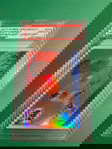 2007 Topps Chrome Mickey Mantle White Reflactor 