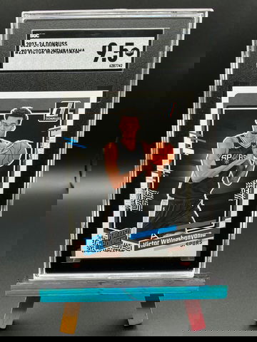 2023-24 Donruss Victor Wembanyama SGC 9.5 Mint+ Base Rated Rookie Card (RC)