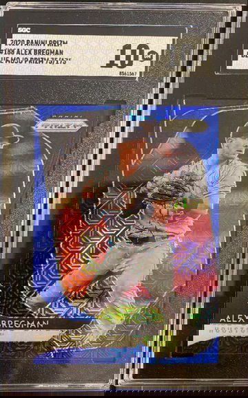 2020 Panini Prizm #188 Alex Bregman Blue Mojo Prizm 75/175 SGC 10 Gem Mint