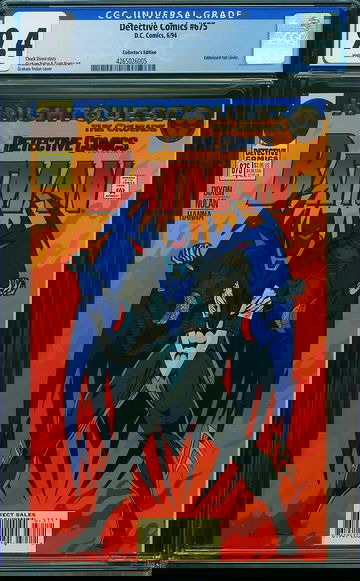 DETECTIVE COMICS #675, CGC 9.4 NM -- Collector's Edition