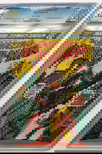 AMAZING SPIDER-MAN #136 ( Early Holder; Low Number 060816814)CGC 9.2 1st Appearance Harry Osborn as GREEN GOBLIN