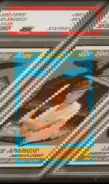 1959 Topps Luis Aparicio All Star #560 PSA 7 [BL-1B.20]