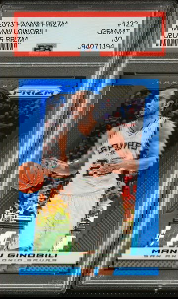 2013 Prizm Manu Ginobili #122 Blue Prizm