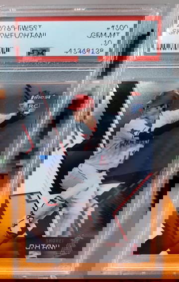 2017 Topps Finest Shohei Ohtani Batting RC PSA 10