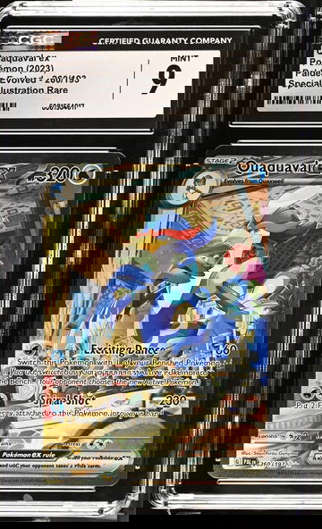 2023 Pokemon #260/193 Quaquaval ex Special Illustration Rare CGC 9