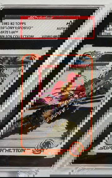 1981-82 Topps Tony Esposito Auto SGC