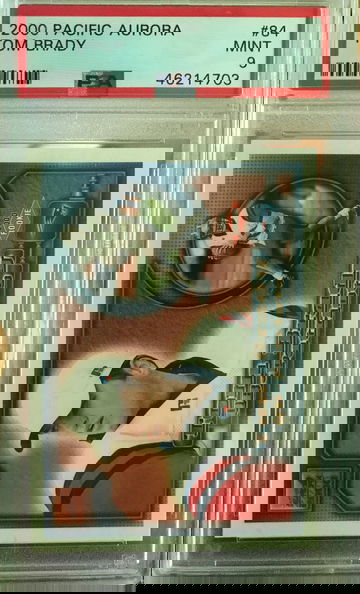 2000 Tom Brady Rookie Pacific Aurora #84 