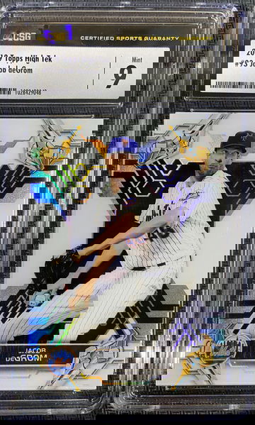 2019 Topps high Tek Jacob deGrom CSG 9 MINT