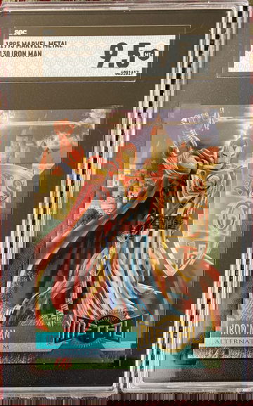 1995 Marvel Metal #130 Iron Man 9.5 MT+