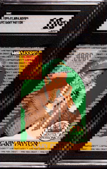 1990-91 Hoops #391 gary payton SGC 10