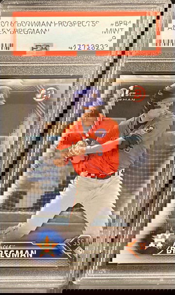 2016 Bowman Prospects Alex Bregman PSA 9