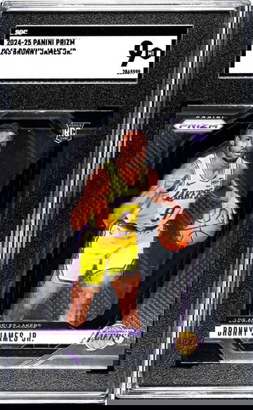 2024-25 Panini Prizm #243 Bronny James Jr. SGC 9
