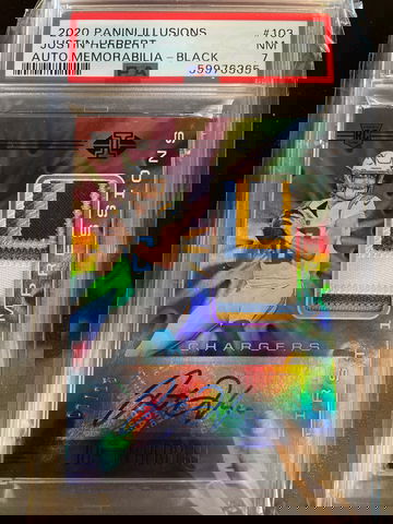 2020 Illusions Justin Herbert Auto Memorabilla/25