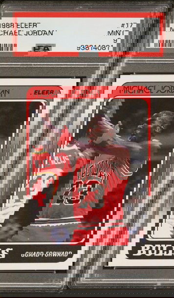 Michael Jordan 1988 Fleer PSA 9