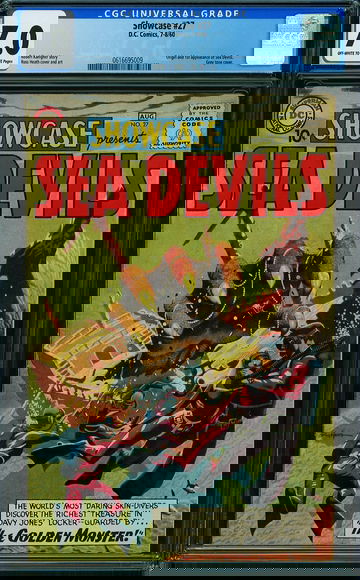 SHOWCASE #27, CGC 7.0 FVF -- 1st app Sea Devils