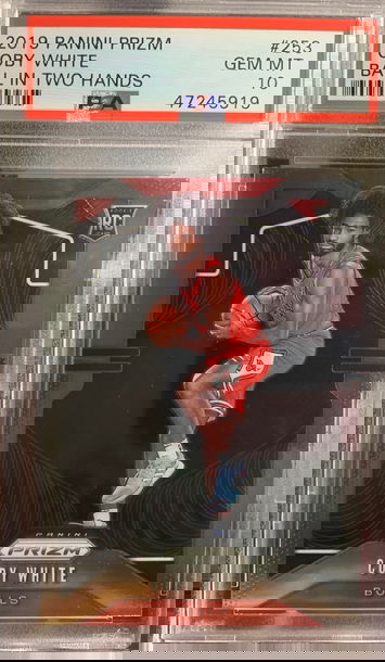 Coby White Prizm Variation PSA 10