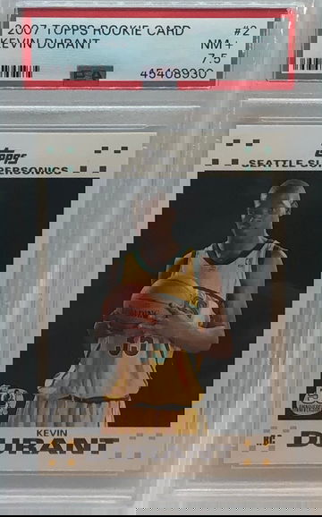 2007 Topps Kevin Durant PSA 7.5