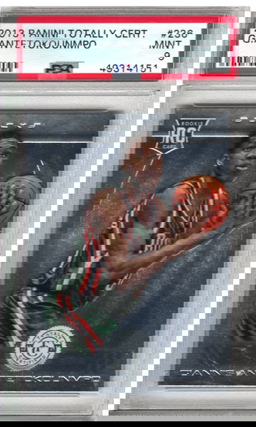 2013-14 Totally Certified Giannis Antetokounmpo PSA 9 Mint