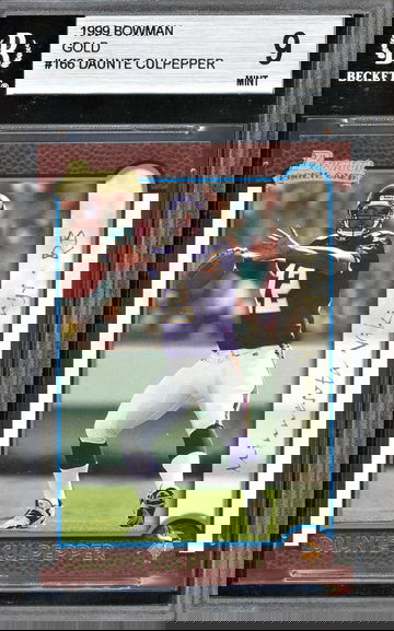 1999 Bowman Gold Daunte Culpepper RC 43/99