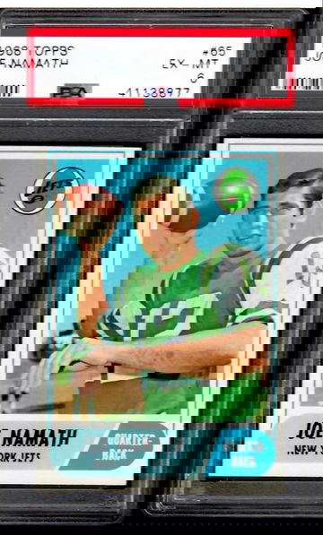 1968 Topps Joe Namath #65 PSA 6